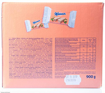 Manner Mini Neapolitaner 900g XL Pack (60 x 2 Einzelstück) - 5