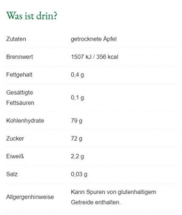 Steirerkraft - Steirische Premium Apfelchips naturbelassen (50 g) - 2